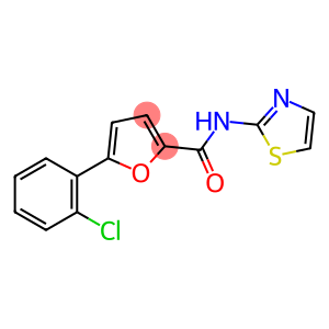 5-(2-chlorophenyl)-N-(1,3-thiazol-2-yl)furan-2-carboxamide