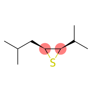 Thiirane, 2-(1-methylethyl)-3-(2-methylpropyl)-, cis- (9CI)