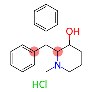 2-BENZHYDRYL-3-HYDROXY-N-METHYLPIPERIDINEHYDROCHLORIDE