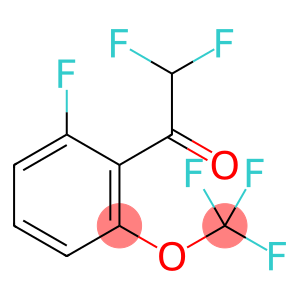 2,2-difluoro-1-(2-fluoro-6-(trifluoromethoxy)phenyl)ethanone