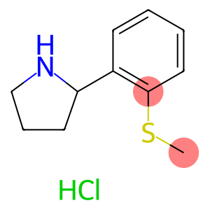 2-(2-(METHYLTHIO)PHENYL)PYRROLIDINE HCL