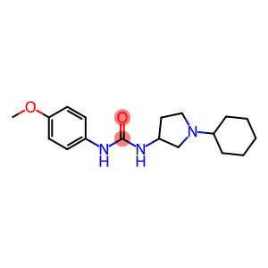 1-(1-Cyclohexyl-3-pyrrolidinyl)-3-(p-methoxyphenyl)urea