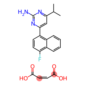 4-(4-氟萘-1-基)-6-异丙基嘧啶-2-胺马来酸盐