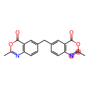 2-methyl-6-[(2-methyl-4-oxo-4H-3,1-benzoxazin-6-yl)methyl]-4H-3,1-benzoxazin-4-one