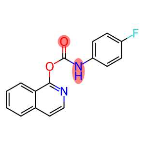 Carbamic acid, (4-fluorophenyl)-, 1-isoquinolinyl ester (9CI)