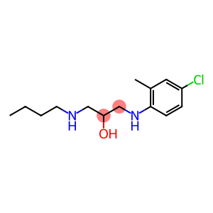 1-(Butylamino)-3-(4-chloro-o-toluidino)-2-propanol