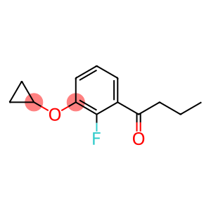 1-(3-cyclopropoxy-2-fluorophenyl)butan-1-one