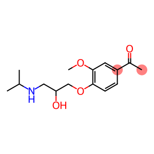 4'-[2-Hydroxy-3-(isopropylamino)propoxy]-3'-methoxyacetophenone