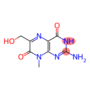 2-Amino-6-hydroxymethyl-8-methyl-4,7(1H,8H)-pteridinedione