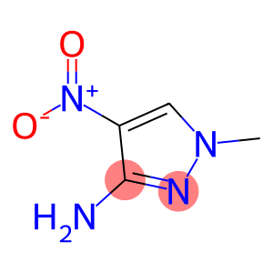 1H-Pyrazol-3-amine, 1-methyl-4-nitro-