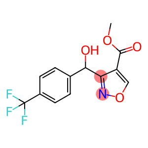 4-Isoxazolecarboxylic acid, 3-[hydroxy[4-(trifluoromethyl)phenyl]methyl]-, methyl ester