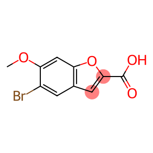 2-Benzofurancarboxylic acid, 5-bromo-6-methoxy-