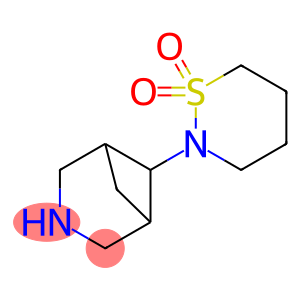 3-Azabicyclo[3.1.1]heptane, 6-(tetrahydro-1,1-dioxido-2H-1,2-thiazin-2-yl)-