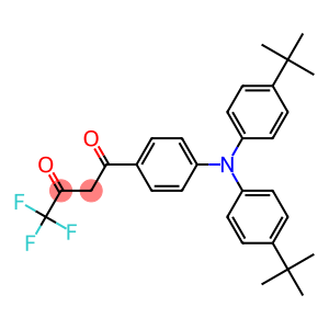 1-(4-(BIS(4-TERT-BUTYLPHENYL)AMINO)PHENYL)-4,4,4-TRIFLUOROBUTANE-1,3-DIONE
