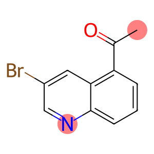 1-(3-溴喹啉-5-基)乙酮