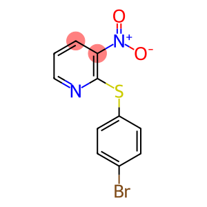 2-(4-bromophenyl)sulphanyl-3-nitropyridine