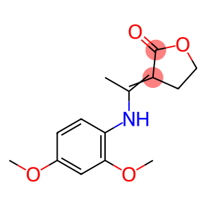 2(3H)-Furanone, 3-[1-[(2,4-dimethoxyphenyl)amino]ethylidene]dihydro-