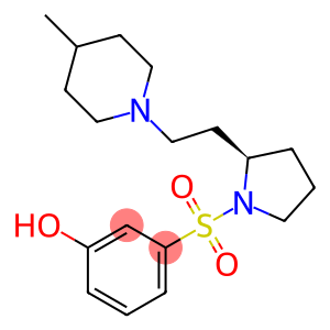 (R)-1-[(3-Hydroxyphenyl)sulfonyl]-2-[2-(4-methyl-1-piperidinyl)ethyl]pyrrolidine