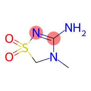 1,2,4-Thiadiazol-3-amine,4,5-dihydro-4-methyl-,1,1-dioxide(9CI)