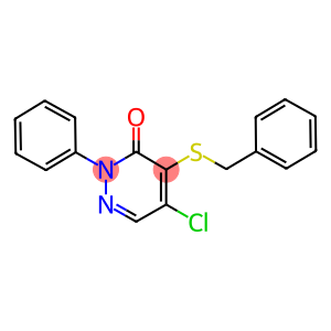 4-(benzylsulfanyl)-5-chloro-2-phenyl-3(2H)-pyridazinone