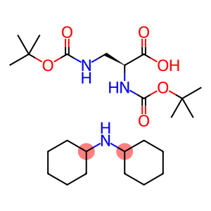 N-[叔丁氧羰基]-3-[[叔丁氧羰基]氨基]-L-丙氨酸和 N-环己基环己胺的化合物