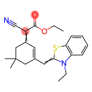 2-CYCLOHEXENE-D1,A-ACETIC ACID, A-CYANO-3-[(3-ETHYL-2-BENZOTHIAZOLINYLIDENE)METHYL]-5,5-DIMETHYL-, ETHYL ESTER