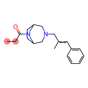 1-Propanone, 1-[3-(2-methyl-3-phenyl-2-propen-1-yl)-3,8-diazabicyclo[3.2.1]oct-8-yl]-