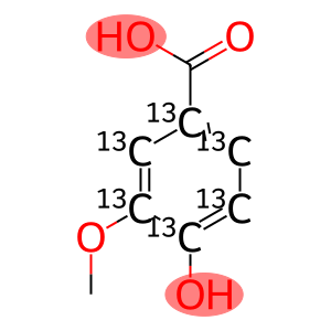 [U-Ring-13C6]-4-Hydroxy-3-methoxybenzoic acid