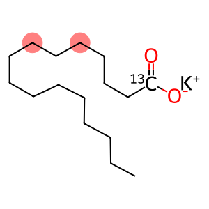 棕榈酸-1-13C 钾盐