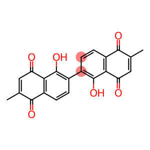 2,2'-Dimethyl-5,5'-dihydroxy-6,6'-bi[1,4-naphthoquinone]