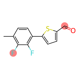 5-(2,3-Difluoro-4-methylphenyl)-2-thiophenecarboxaldehyde