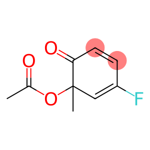 Acetic acid 3-fluoro-1-methyl-6-oxo-2,4-cyclohexadienyl ester