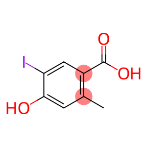 Benzoic acid, 4-hydroxy-5-iodo-2-methyl-