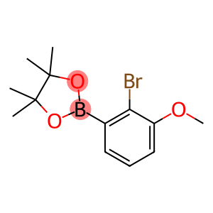 2-(2-Bromo-3-methoxyphenyl)-4,4,5,5-tetramethyl-1,3,2-dioxaborolane