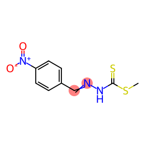 2-(4-Nitrobenzylidene)hydrazinecarbodithioic acid methyl ester