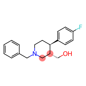 (3S,4R)-4-(4-Fluorophenyl)-1-(phenylmethyl)- 3-piperidinemethanol