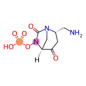 (1R,2S,5S)-2-(Aminomethyl)-4,7-dioxo-1,6- diazabicyclo[3.2.1]oct-6-yl hydrogen sulfate