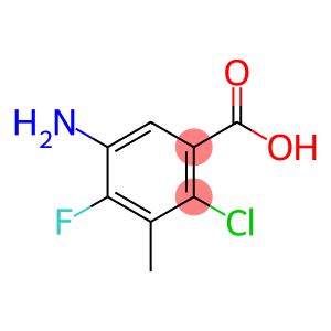 Benzoic acid, 5-amino-2-chloro-4-fluoro-3-methyl-