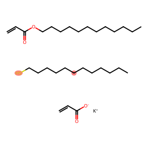 2-Propenoic acid telomer with 1-dodecanethiol and dodecyl 2-propenoate, potassium salt