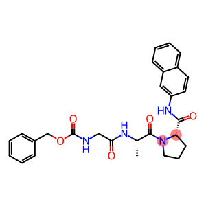 L-Prolinamide,N-[(phenylmethoxy)carbonyl]glycyl-L-alanyl-N-2-naphthalenyl-