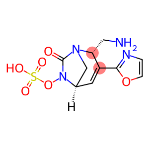 1,6-Diazabicyclo[3.2.1]oct-3-en-7-one, 2-(aminomethyl)-3-(2-oxazolyl)-6-(sulfooxy)-,(1R,2S,5R)-