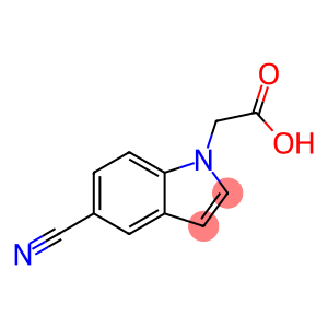 2-(5-cyanoindol-1-yl)acetic acid