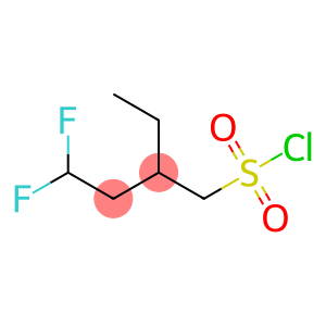 2-ethyl-4,4-difluorobutane-1-sulfonyl chloride