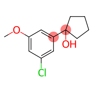 1-(3-chloro-5-methoxyphenyl)cyclopentanol