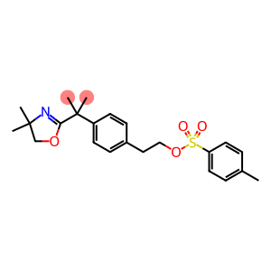 Benzeneethanol, 4-[1-(4,5-dihydro-4,4-dimethyl-2-oxazolyl)-1-methylethyl]-, 4-methylbenzenesulfonate (ester)