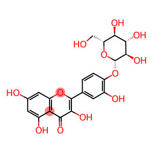 2-(4-(beta-d-glucopyranosyloxy)-3-hydroxyphenyl)-3,5,7-trihydroxy-4h-1-benzo