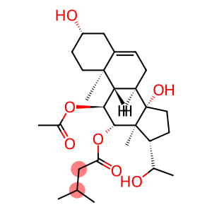 Pregn-5-ene-3,11,12,14,20-pentol, 11-acetate 12-(3-methylbutanoate), (3β,11α,12β,14β)-