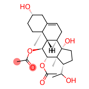 Pregn-5-ene-3β,11α,12β,14β,20-pentol 11,12-diacetate