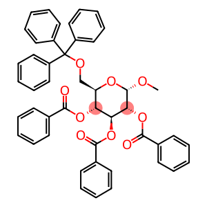 Methyl 2,3,4-tri-O-benzoyl-6-O-trityl-alpha-D-glucopyranoside