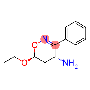 4H-1,2-Oxazin-4-amine,6-ethoxy-5,6-dihydro-3-phenyl-,trans-(9CI)
